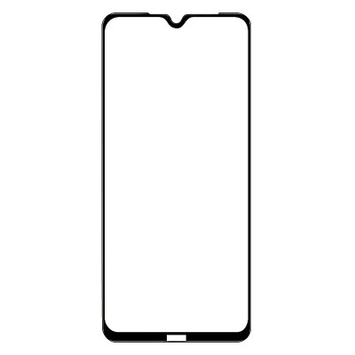 Folie Protectie Ecran OEM pentru Xiaomi Redmi Note 8, Sticla securizata, Full Face, Full Glue, 9D, Neagra foto
