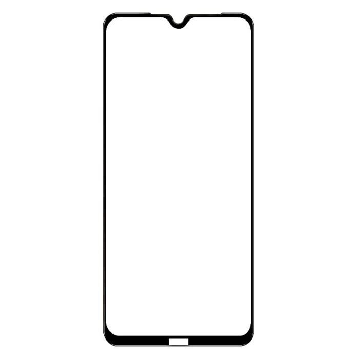 Folie Protectie Ecran OEM pentru Xiaomi Redmi Note 8, Sticla securizata, Full Face, Full Glue, 9D, Neagra