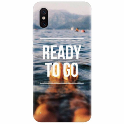 Husa silicon pentru Xiaomi Mi 8 Pro, Ready To Go Swimming foto