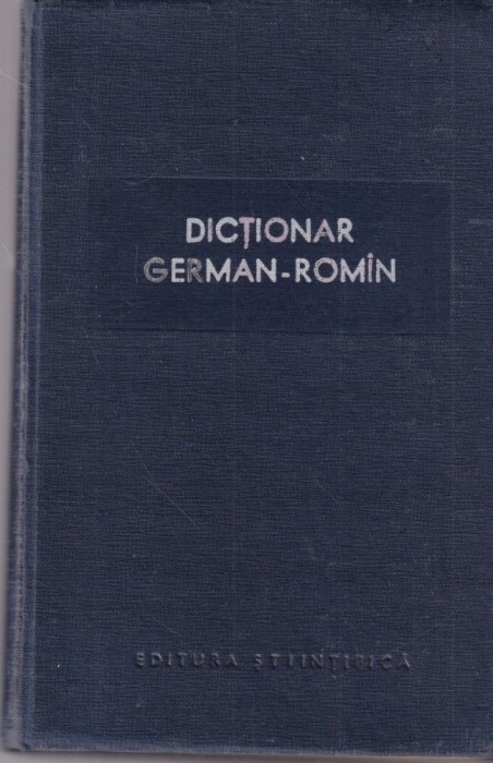 Dictionar german-roman