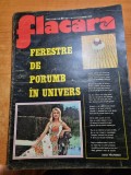 Revista flacara 27 octombrie 1973- articol si foto festivalul sarmis,hunedoara