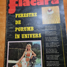 revista flacara 27 octombrie 1973- articol si foto festivalul sarmis,hunedoara