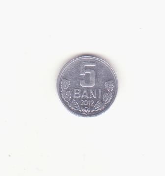 Moldova 5 bani 2012