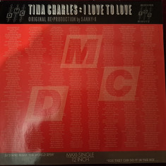 Disc Vinil MAXI Tina Charles - I Love To Love-Arista -609 066