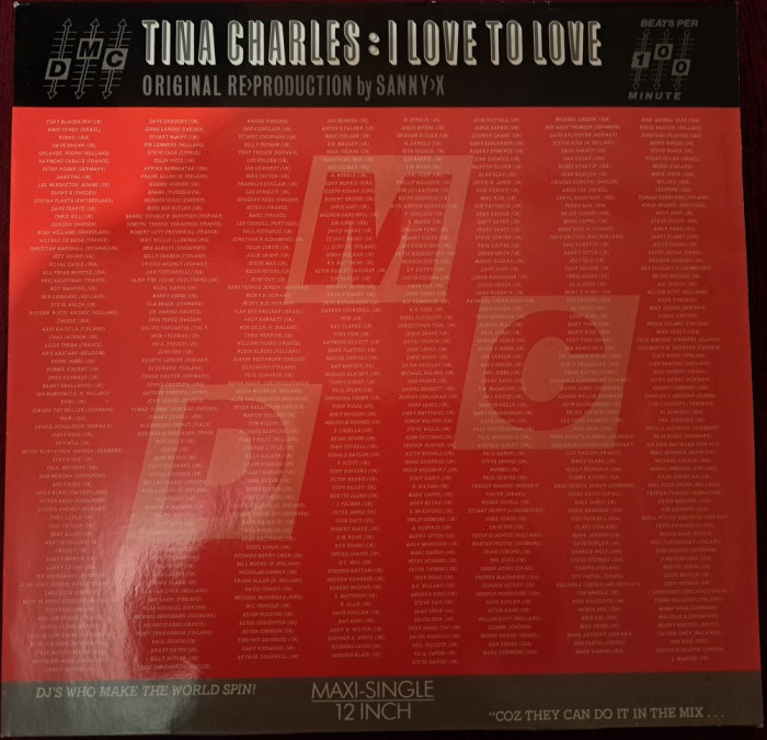 Disc Vinil MAXI Tina Charles - I Love To Love-Arista -609 066