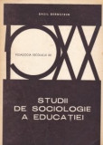 Basil Bernstein - Studii de sociologie a educației