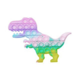 Game POP IT multicolored silicone dinosaur 12 cm