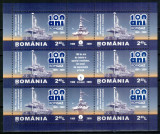 Romania 2009, LP 1831 a, ROMGAZ 100 de ani, minicoala de 6, MNH! LP 19,50 lei