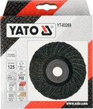 YATO DISC PENTRU SLEFUIT UNIVERSAL, 125MM, P80