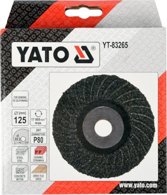 YATO DISC PENTRU SLEFUIT UNIVERSAL, 125MM, P80 foto