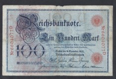 A7686 Germany Germania 100 mark 1905 foto