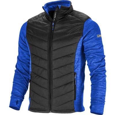 JACHETA CU IMPRIMEU SI MATLASARE / ALBASTRU-NEGRU - 3XL foto