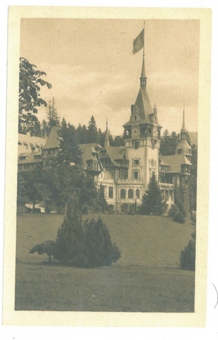 4886 - SINAIA, Prahova, PELES Castle, Romania - old postcard - unused