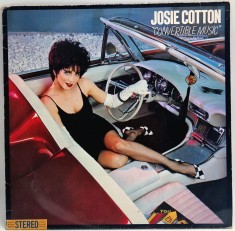 Josie Cotton &lrm;&ndash; Convertible Music NM / VG+ vinil Lp disc WEa Europa 1982 rock new wave