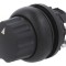 Comutator rotativ 22mm negru fără IP66