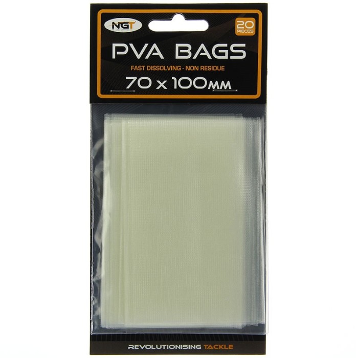 Pungă Solubilă NGT PVA bags - 70x100mm