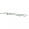 Gossi rafturi suspendate, 2 buc., 90 x 10 cm, sticla, 8 mm