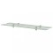 Gossi rafturi suspendate, 2 buc., 90 x 10 cm, sticla, 8 mm