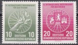 Germania DDR (RDG) 1954 - A 9-a ediție a cursei cicliste "Cursa Păcii", MNH