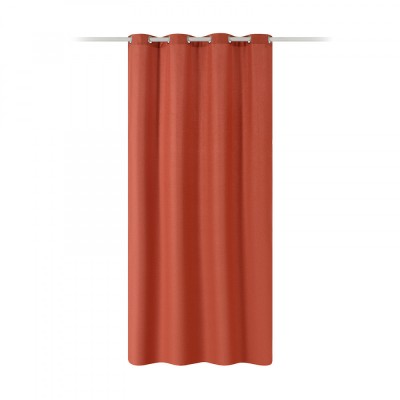 Draperie Elfie Opac cu inele Jemidi, 140 x 245 cm, Rosu, Poliester, 55279.29.01 foto