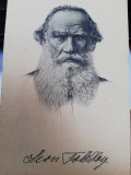 Carte postala contele Lev Tolstoi, necirculata, ed.Stengel, litografie, perfecta