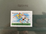 Brazilia - serie timbre fotbal campionatul mondial 1994 SUA nestampilate MNH, Nestampilat