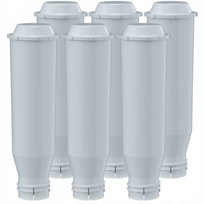 Set 6 filtre apa, Aquafloow, Compatibil cu espressor Nivona/Krups, Alb foto