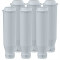 Set 6 filtre apa, Aquafloow, Compatibil cu espressor Nivona/Krups, Alb