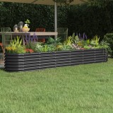 vidaXL Strat &icirc;nălțat grădină 260x40x36 cm oțel vopsit electrostatic