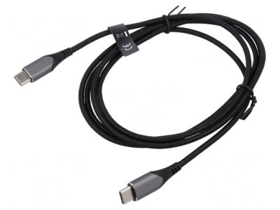 Cablu USB C 2.0 1.5m Negru 480Mbps foto