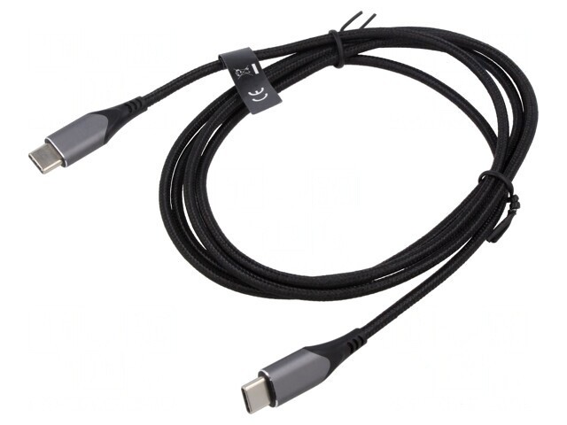 Cablu USB C 2.0 1.5m Negru 480Mbps