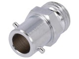 Conector baionetă alamă nichel 12,3mm