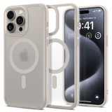 Cumpara ieftin Husa pentru iPhone 15 Pro, Spigen Ultra Hybrid, Frost Natural Titanium