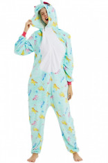 PJM171-48 Pijama intreaga kigurumi, model unicorn foto