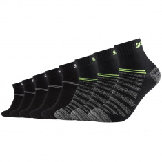 șosete Skechers 3PPK Wm Mesh Ventilation Quarter Socks SK42017-9997 negru