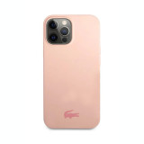 Husa Cover Lacoste Silicon Glossy Printing Logo iPhone 13 Pro Max Pink