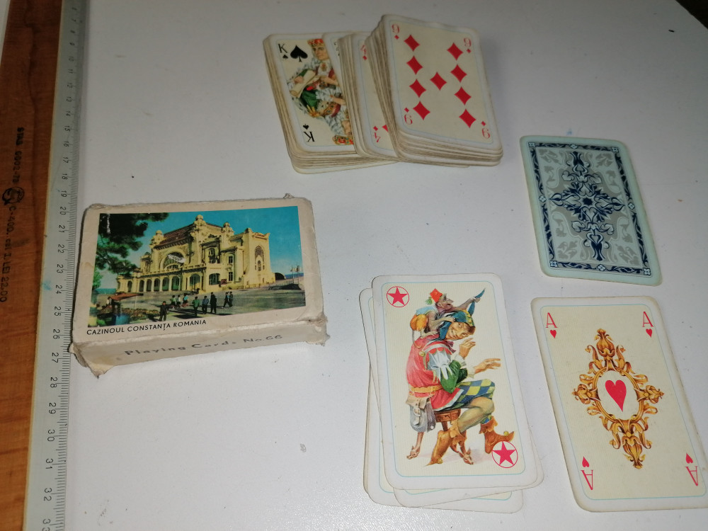carti joc cazinoul din constanta playng cards no.66 , ANII 80 - COMPLETE |  arhiva Okazii.ro