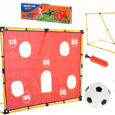 Set poarta de fotbal Soccer Goal cu pompa si minge