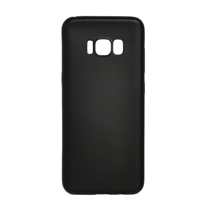 Husa Samsung S8 Spacer, negru, grosime 1 mm, material flexibil TPU, ColorFull Matt Ultra negru &amp;quot;SPT-MUT-SA.S8&amp;quot; foto