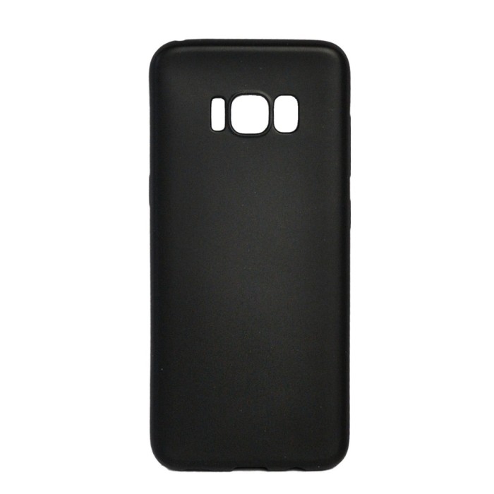 Husa Samsung S8 Spacer, negru, grosime 1 mm, material flexibil TPU, ColorFull Matt Ultra negru &quot;SPT-MUT-SA.S8&quot;