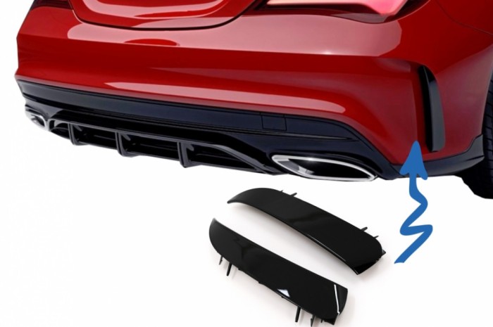 Prelungiri Extensii Bara Spate Mercedes CLA W117 C117 X117 (2013-2018) CLA45 Design Performance AutoTuning