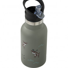 Sticla termos pentru copii New Nordic Deer Olive