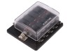 Ladă de siguranţe 19mm, 30A, cu indicator LED - SCI