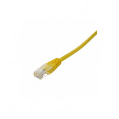 Patchcord WELL UTP Cat5e 0.25m Galben foto