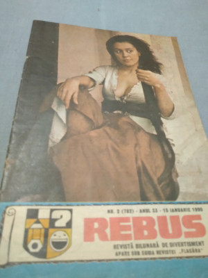 REVISTA REBUS FLACARA NR.2 /15 IANUARIE 1990 foto