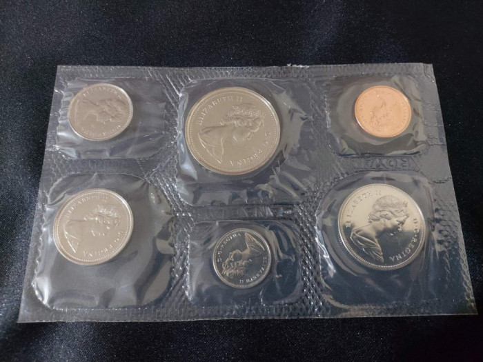 Seria completata monede - Canada 1973 , 6 monede