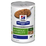Cumpara ieftin Hill's Prescription Diet Canine Metabolic + Mobility Hrana Umda Caini 370g pentru Slabire si Sanatate Articulatii