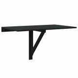 Cumpara ieftin Masa de perete plianta, negru, 100x60x56 cm, lemn compozit