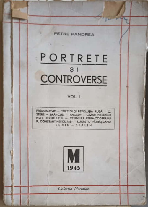 PORTRETE SI CONTROVERSE VOL.1-PETRE PANDREA-253245