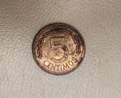 Venezuela - 5 centimos (1974) - monedă s263 foto